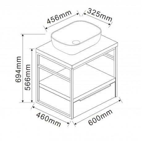 ICP 6056-020 Калитеа - Долен шкаф 